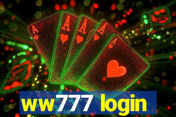 ww777 login